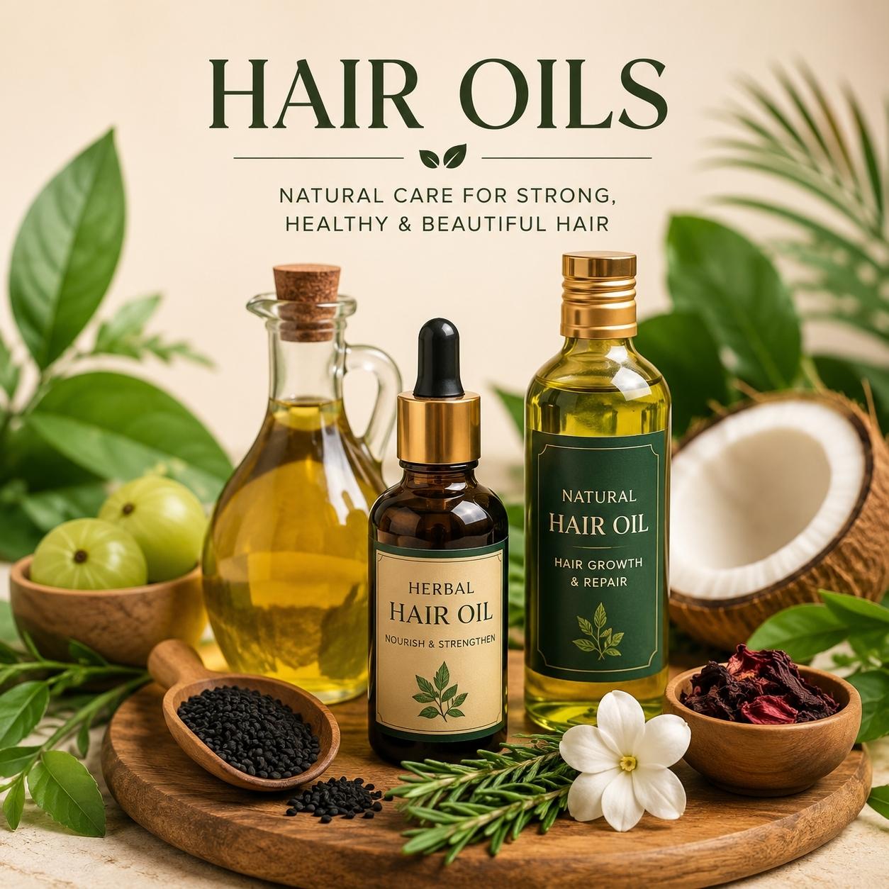 Natural hair oils in Pakistan by PakHerbal