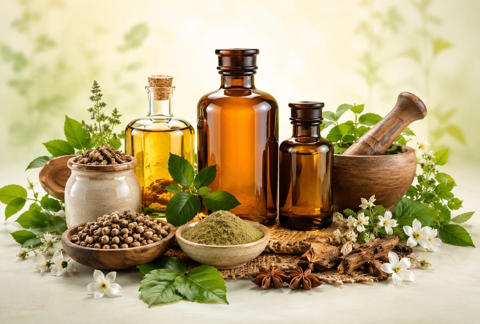 Pure herbal oils, natural herbs, seeds and traditional wellness products by PakHerbal